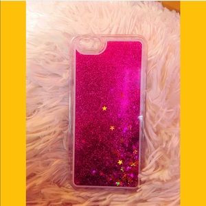 iPhone 6 Magenta quick sand glitter case ✨💖